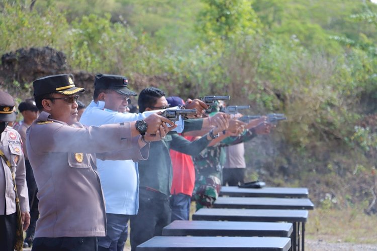 Polres TTS gelar Lomba Menembak , Semarakkan Hari Bhayangkara ke -77