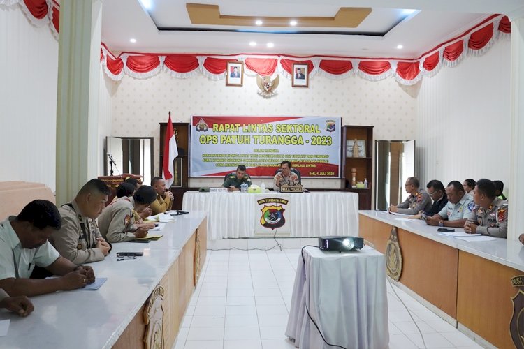 Mantapkan Ops Patuh Turangga 2023, Polres TTS Rakor Ekternal