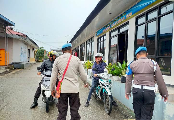 Jelang Operasi Patuh Turangga 2023, Secara Internal, Seksi Propam Gelar penertiban Ranmor Personil