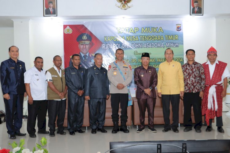 Tatap Muka Bersama unsur Forkopimda Kabupaten TTS , Ini Arahan Kapolda NTT