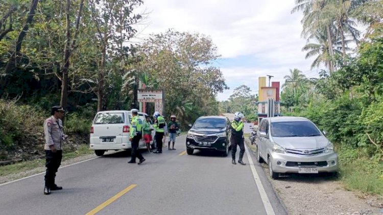 Tingkatkan Disiplin Pengguna Ranmor, Personil Terlibat Ops Patuh Turangga - 2023 Melaksanakan Kegiatan Penertiban Ranmor