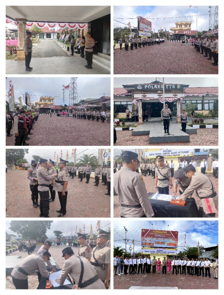 Kasat Intelkam Polres TTS Diserahterimakan