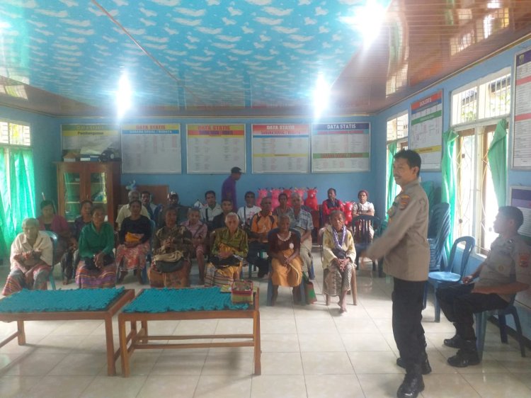 Serap Saran Usul Warga, Polsek Mollo Selatan Laksanakan Jumat Curhat