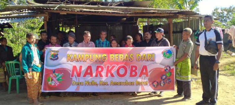 Polres TTS Bentuk Kampung Bebas Narkoba