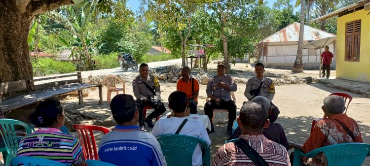 Melalui Jumat Curhat, Warga Desa Oe ekam Sampaikan Saran usul
