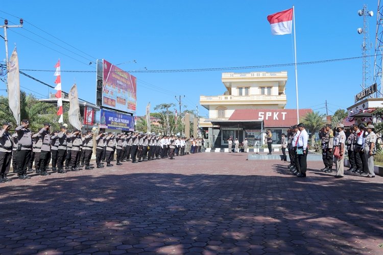 Dimulainya Operasi Zebra Turangga- 2023 Polres TTS Melaksanakan Apel Gelar Pasukan