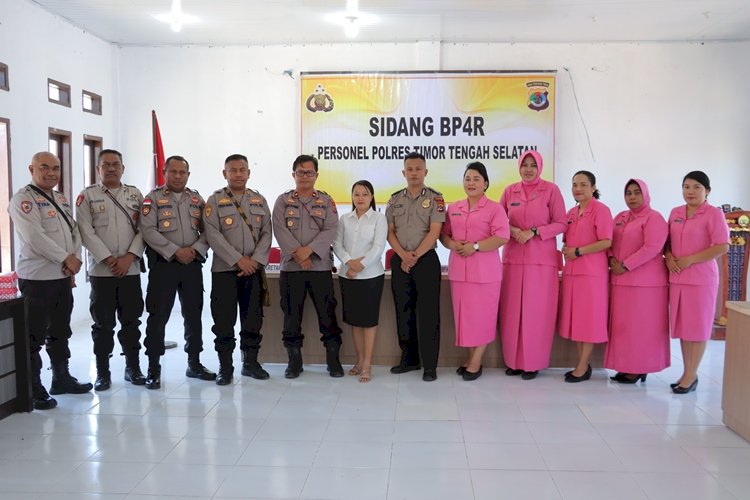 Sebelum Melaksanakan Pernikahan, Satu Pasang Anggota Polres TTS Jalani Sidang BP4R