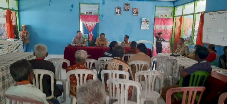 Melalui Problem Solving, Bhabinkamtibmas Polsek Mollo Utara Lakukan Mediasi Sengketa Tanah