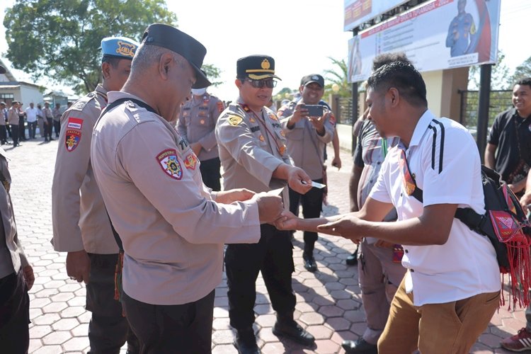 Waka Polres Pimpin Gatiblin Personil Polres TTS