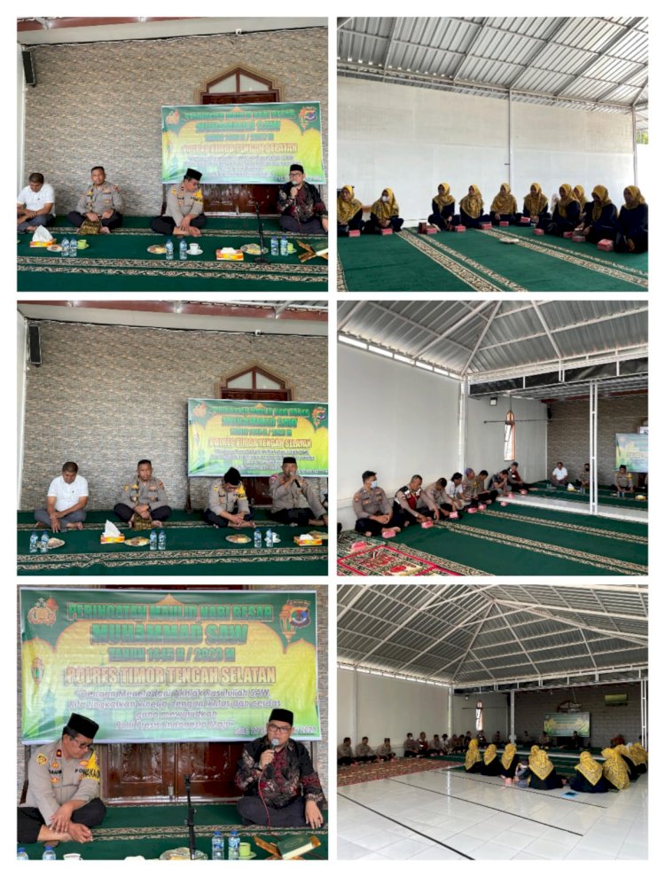 Polres TTS Gelar Peringatan Maulid Nabi Muhammad SAW