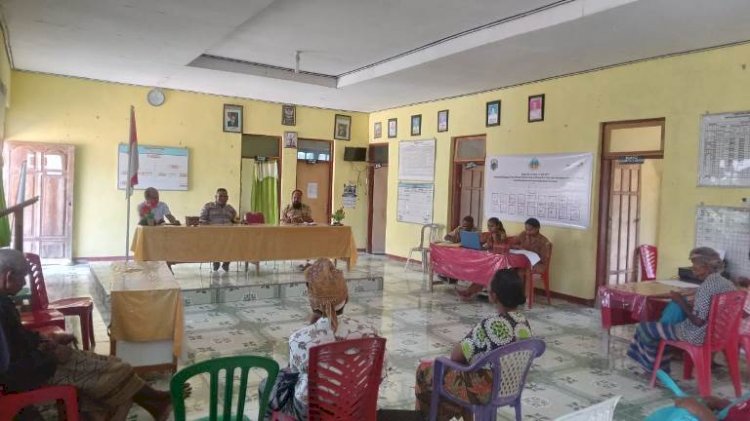 Problem Solving, Bhabinkamtibmas Bantu Mediasi Kasus  Sengketa Tanah