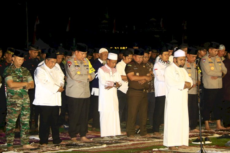 Gelar Doa Bersama, Kapolda Riau: Puncak dari Cooling System Wujudkan Pemilu Damai