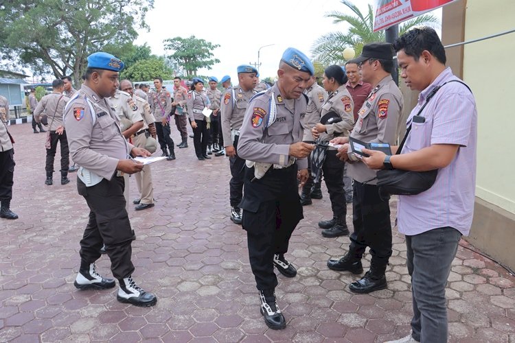 Bid Propam Polda NTT Laksanakan Opsgatibplin Di Polres TTS