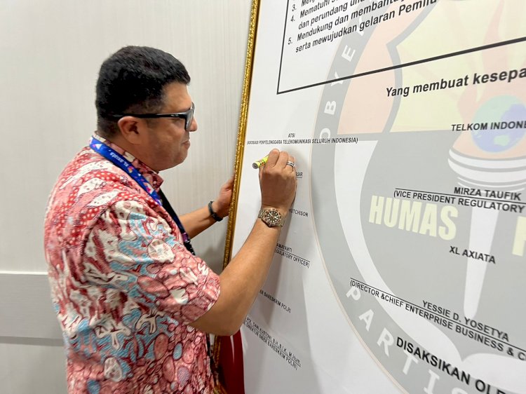 Polri dan Penyedia Jasa Telekomunikasi Gelar Deklarasi Pemilu Damai