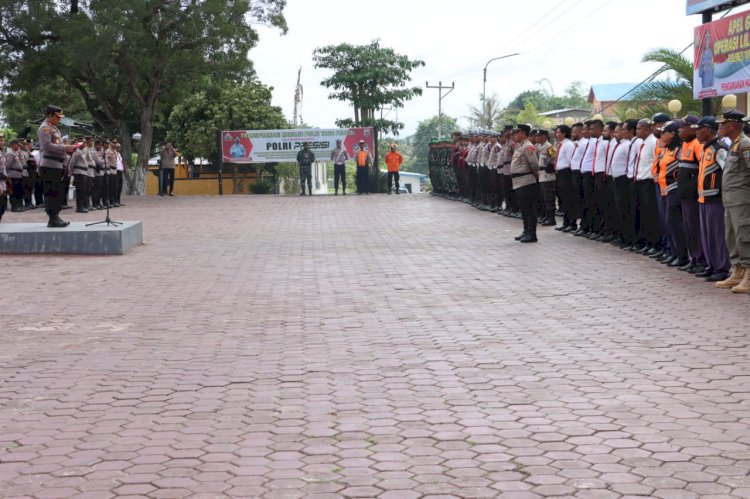 Kesiapan Hadapi Perayaan Natal dan Tahun Baru 2024, Polres TTS Melaksanakan Kesiapan