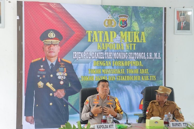 Tatap Muka Bersama Unsur Forkopimda, Tokoh Masyarakat dan Tokoh Adat, Kapolda NTT Tekankan Pentingnya Kerja Sama Antara Instansi Terkait Guna Menjaga Kamtibmas dan Kelancaran Proses Pemilu
