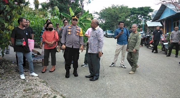 Kapolres TTS Pantau Langsung PSU Di  5 TPS Kota SoE