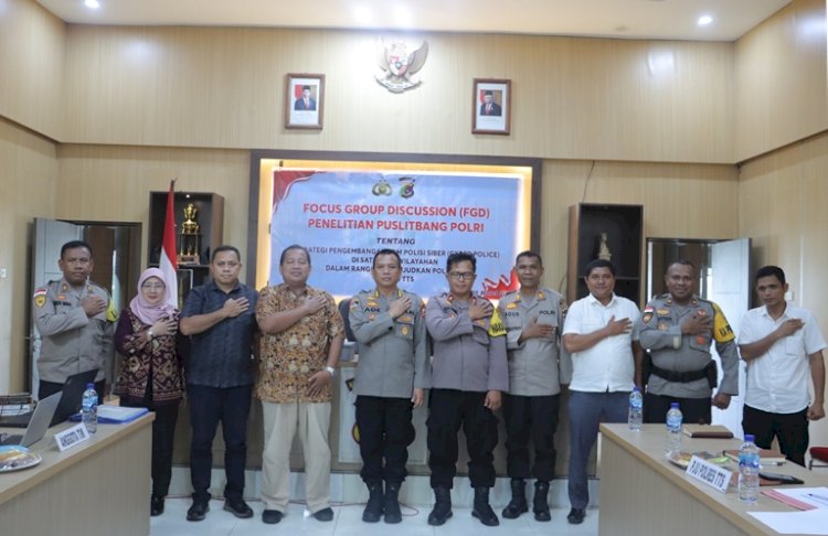 Pentingya Polisi Siber, Puslitbang Polri Melaksanakan FGD di Polres TTS