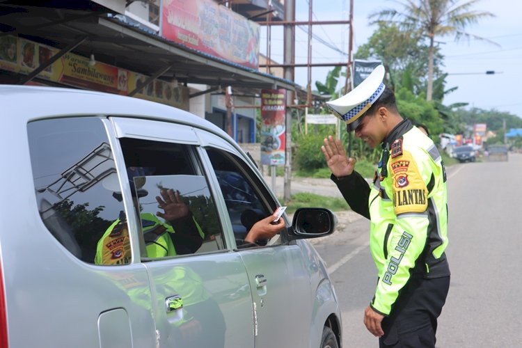 Teguran Simpatik dan Humanis, Polres TTS Terapkan dalam Operasi Keselamatan Turangga -2024