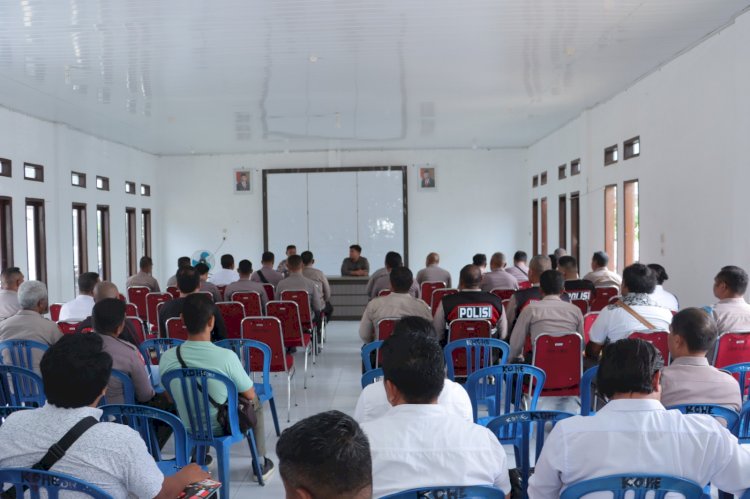 Pemegang Senpi Dinas Polri Ikuti Tes Psikologi