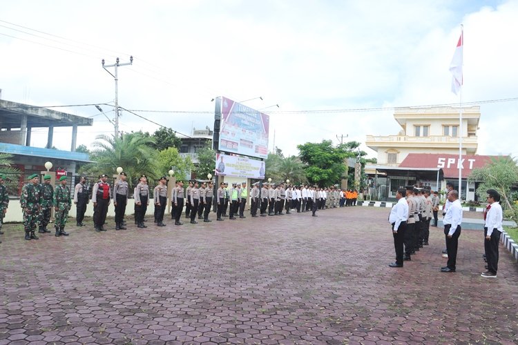 Laksanakan Apel Gelar Pasukan ,  Wujud Polres TTS  Siap Amankan Perayaan Idul Fitri Tahun 2024