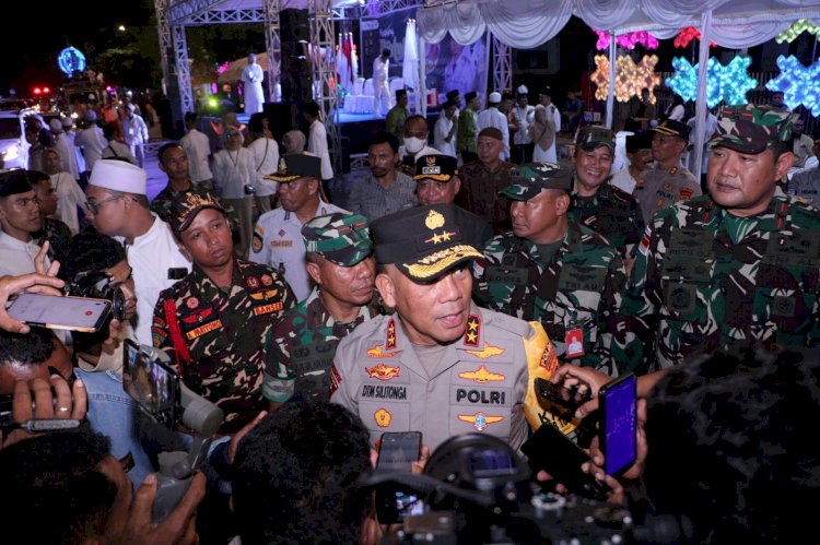 Kapolda NTT dan Forkopimda Patroli Pantau Malam Takbiran Idul Fitri 1445 H di Kota Kupang