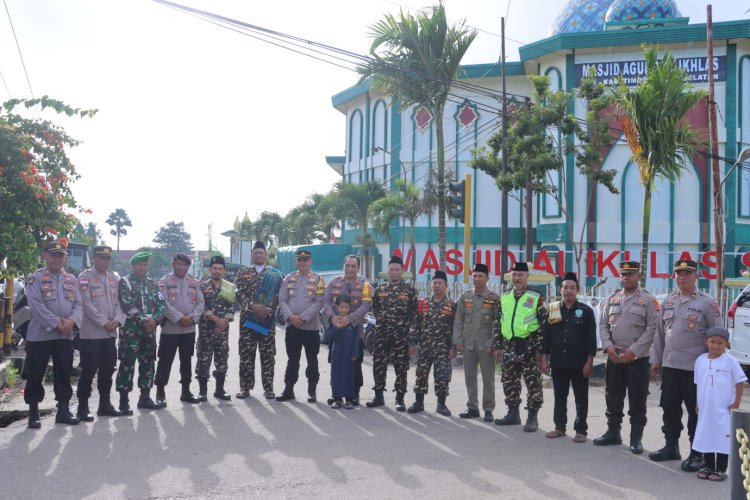 Kapolres TTS Pantau Langsung Sholat Id Hari Raya Idul Fitri 1445 Hijriah