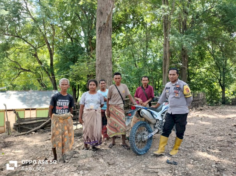 Turun Hingga Pelosok Desa, Upaya Bhabinkamtibmas Beri pesan-pesan Kamtibmas