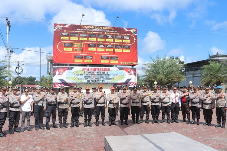 SPN Polda NTT Serahkan Siswa Latja Gelombang I Tahun 2024 Di Polres TTS