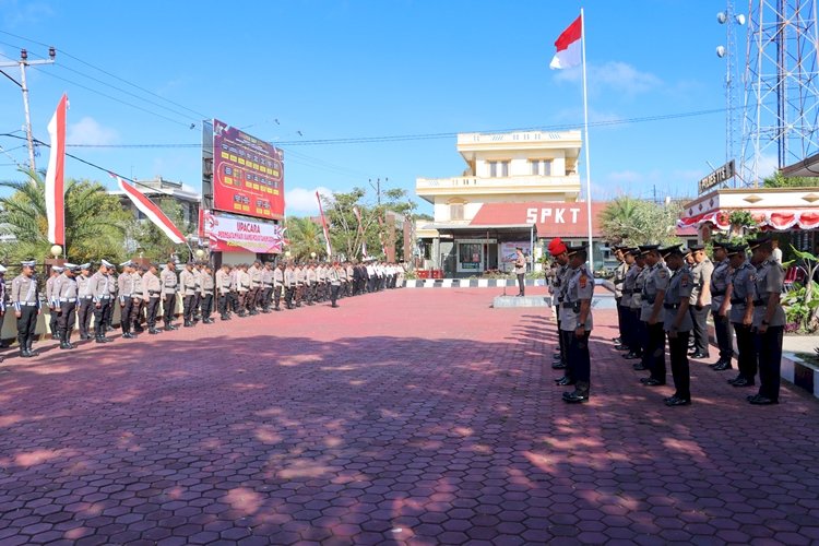 Hari Juang Polri Tahun 2024, Polres TTS Melaksanakan Upacara
