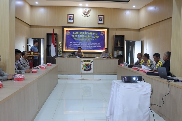 Operasi Zebra Turangga -2024, Polres TTS Awali Dengan Lat Pra Ops