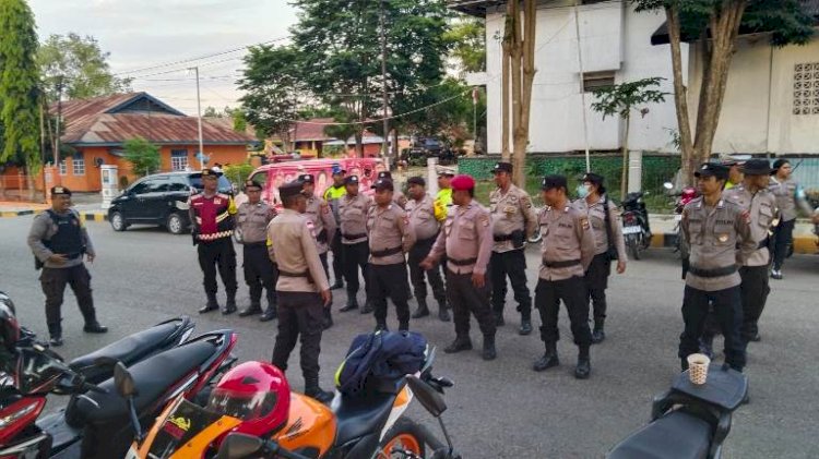 Aman dan Lancarnya Kampanye Paslon Gubernur Pilkada-2024, Polres TTS Terjunkan Personil Pengamanan