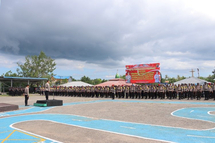 Siap Mengamankan Tahapan Pemugutan suara di TPS pada Pilkada 2024 Kabupaten TTS, Kapolres TTS Geser personil Pengamanan