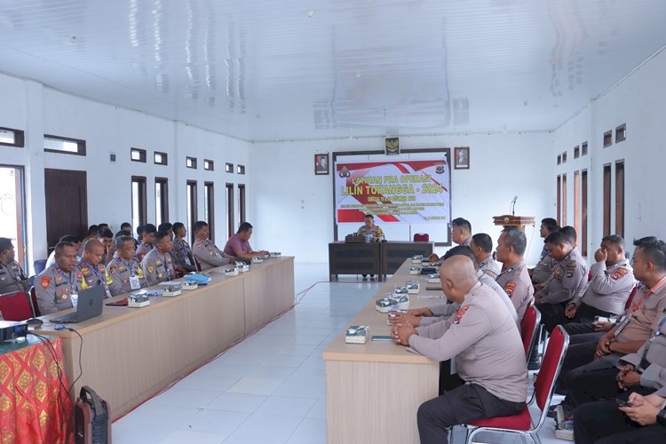 Pimpin Lat Pra Ops Lilin Turangga-2024, Kapolres TTS : Berikan Rasa Aman dan Senyaman Mungkin Bagi Warga yang Akan Merayakan Nataru