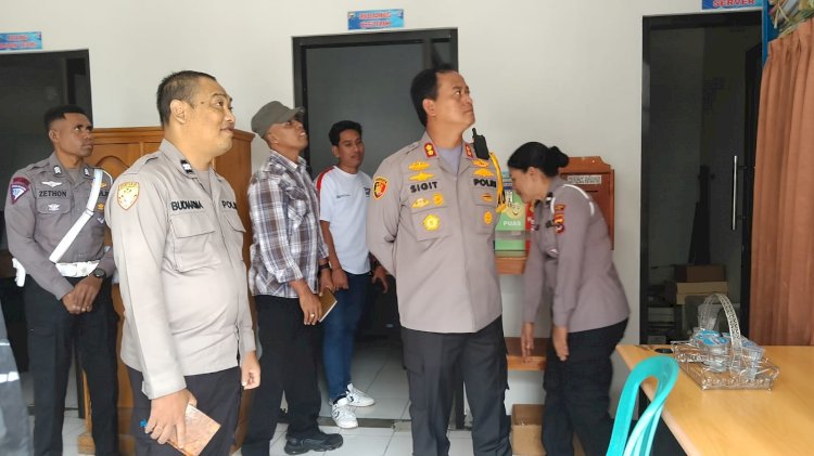 Awali Tugas Di Polres TTS Pasca Sertijab Sebelumnya, Kapolres TTS Kunjungi Aktifitas Tiap Bag, Sat Seksi dan Unit Lingkup Unit Polres TTS