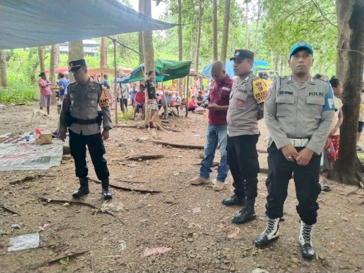 Komit Berantas Penyakit Sosial Masyarakat Jajaran Polsek Gerilya Razia Pasar Mingguan Tiap Hari.