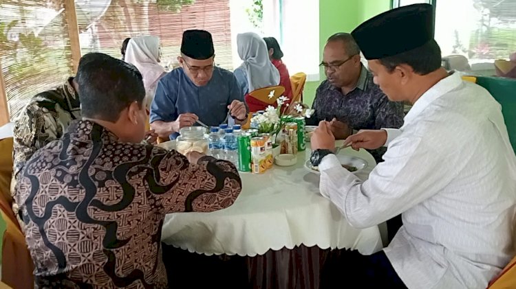 Sinergitas Yang Kokoh, Kapolres TTS & Dandim 1621 TTS Open House Bersama Perayaan Idulfitri 1446 H