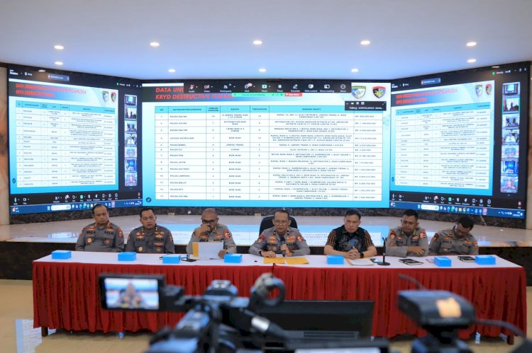 Korpolairud Baharkam Polri Ungkap 72 Kasus Destructive Fishing, Selamatkan Kerugian Negara Rp49 Miliar