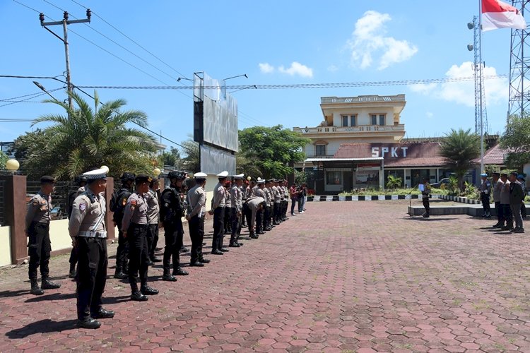 Siap Melaksanakan Pengamanan Pawai Paskah Umat Nasrani Tingkat Klasis Soe, Polres TTS Gelar Apel Pesiapan Pengamanan