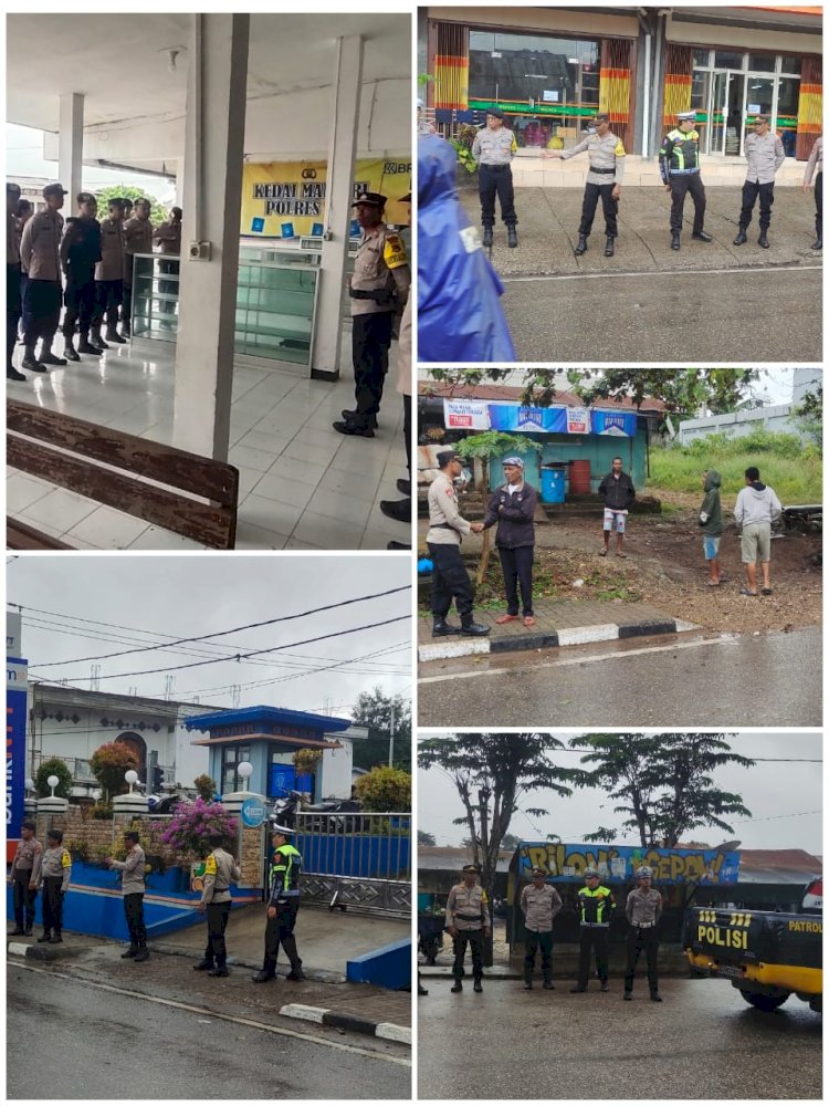 Hari Buruh Internasional, Polres TTS Apel Siaga dan Patroli