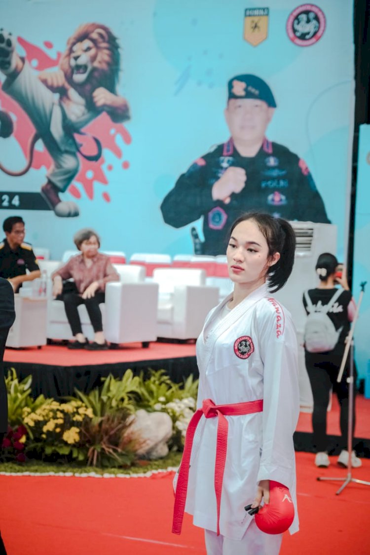 Bripda Jessica, Polwan di Polda Riau, Sabet Medali Emas Kejuaraan Karate di Malaysia