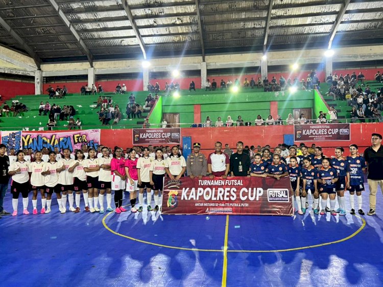 Turnamen Futsal Kamtibmas Kapolres Cup 2025 Berakhir dengan Sukses