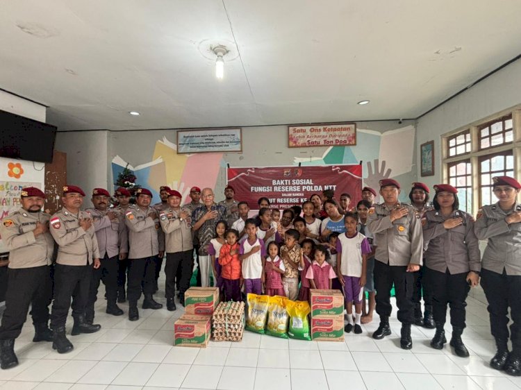 Satreskrim Polres TTS Laksanakan Baksos Rangka Hut Reserse Polri Ke-78