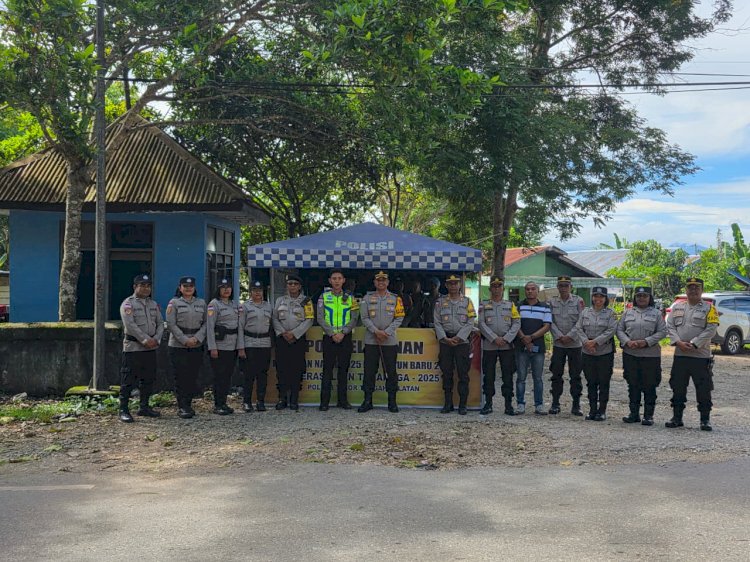 Kapolres TTS Lakukan Pemantauan dan Pengecekan Pos  dalam Rangka Ops Lilin Turangga