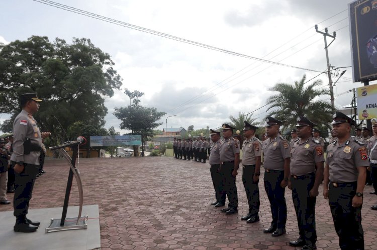 56 Personel Polres TTS Dapat Pengharaan Kenaikan  Pangkat  Periode 1 Januari 2026 