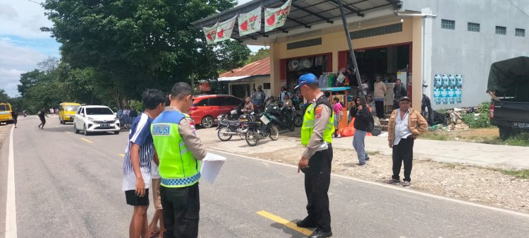 Polres TTS Urai Kronologis Kejadian Tabrakan Beruntun di Jalan Raya Niki - Niki TTS