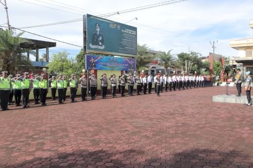 Menandai Operasi Keselamatan, Polres TTS Gelar Apel  Bersama Instansi Terkait