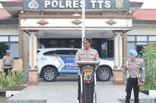 Apel Jam Pimpinan, Kapolres TTS:  Jaga Marwah  Institusi  Polri