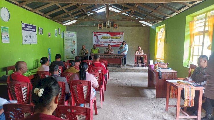 Gelar Jumat Curhat , Polres TTS  Sosialisasi KUHP dan KUHAP