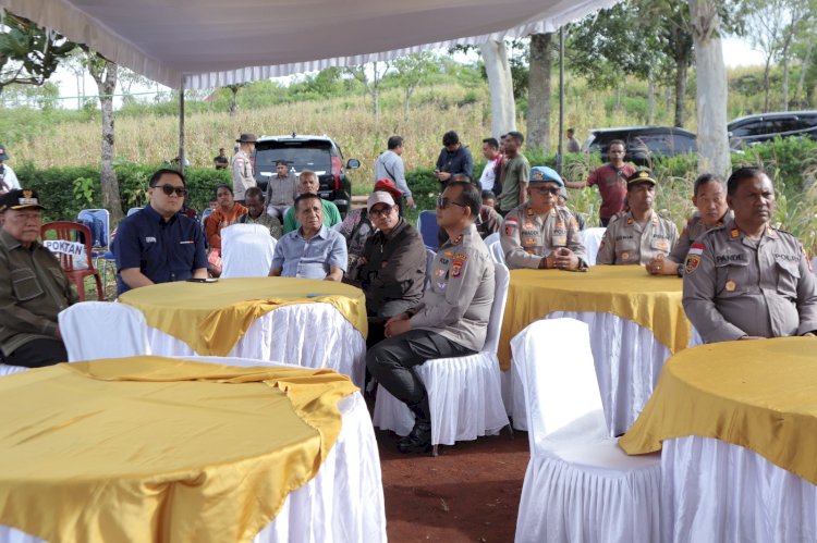 Dukung swasembada pangan, Polres TTS melakukan penanaman jagung Kuartal I tahun 2026